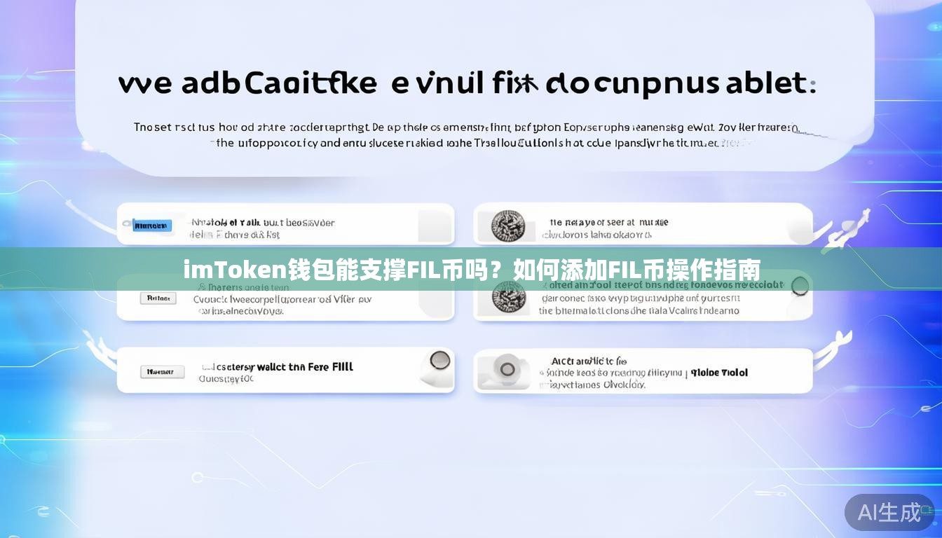 imToken钱包能支撑FIL币吗?如何添加FIL币操作指南 imToken钱包能支撑FIL币吗?如何添加FIL币操作指南