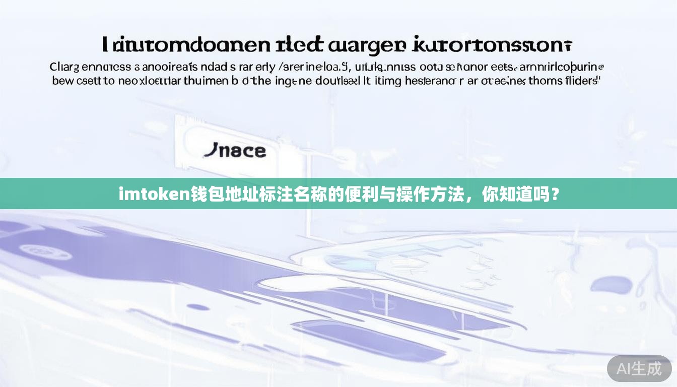 imtoken钱包地址标注名称的便利与操作方法,你知道吗? imtoken钱包地址标注名称的便利与操作方法,你知道吗?