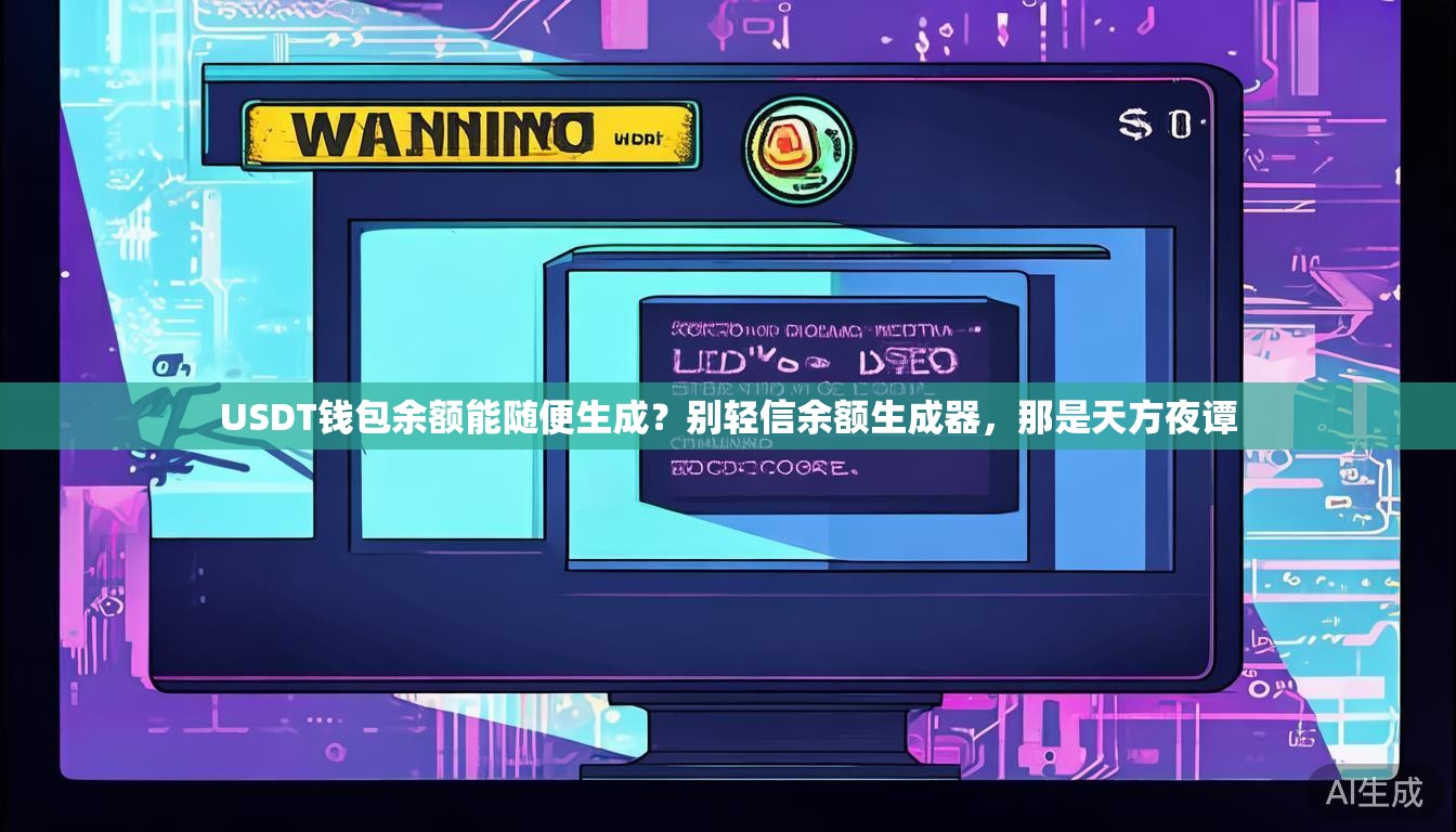 USDT钱包余额能随便生成?别轻信余额生成器,那是天方夜谭 USDT钱包余额能随便生成?别轻信余额生成器,那是天方夜谭