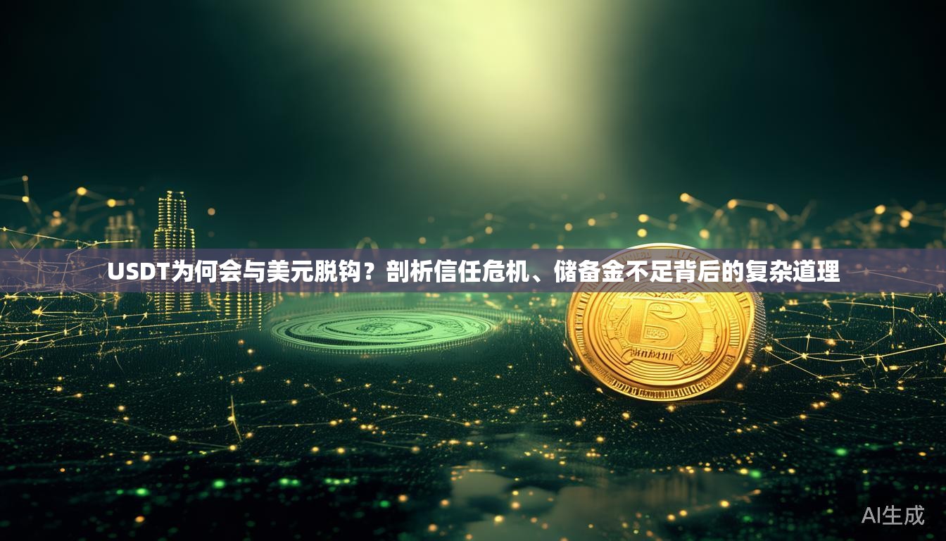 USDT为何会与美元脱钩?剖析信任危机、储备金不足背后的复杂道理 USDT为何会与美元脱钩?剖析信任危机、储备金不足背后的复杂道理