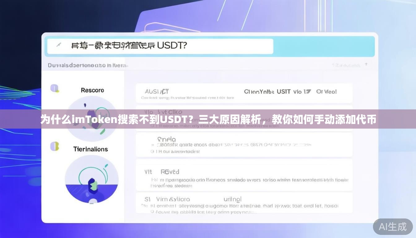 为什么imToken搜索不到USDT?三大原因解析,教你如何手动添加代币 为什么imToken搜索不到USDT?三大原因解析,教你如何手动添加代币