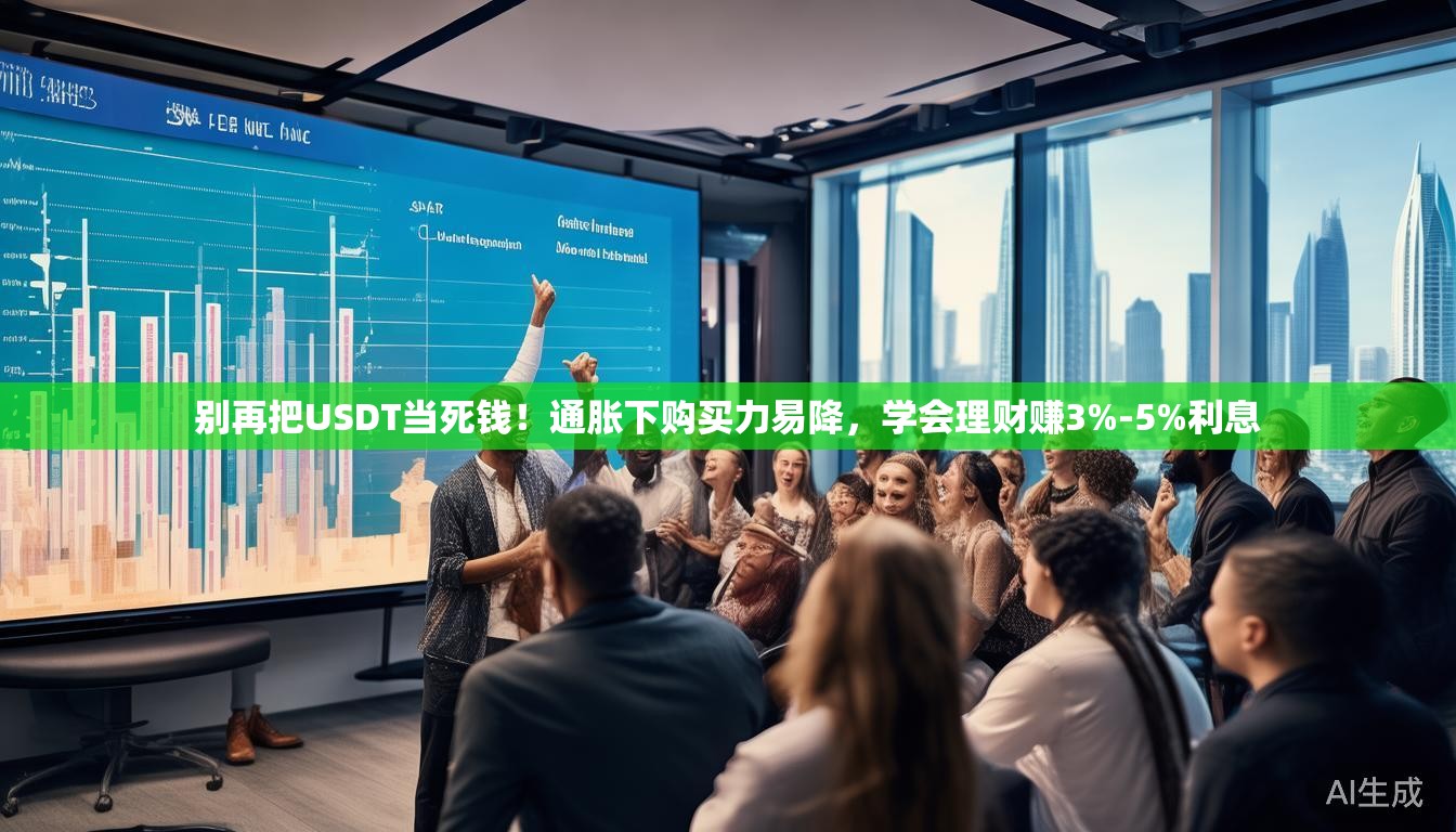 别再把USDT当死钱!通胀下购买力易降,学会理财赚3%-5%利息 别再把USDT当死钱!通胀下购买力易降,学会理财赚3%-5%利息
