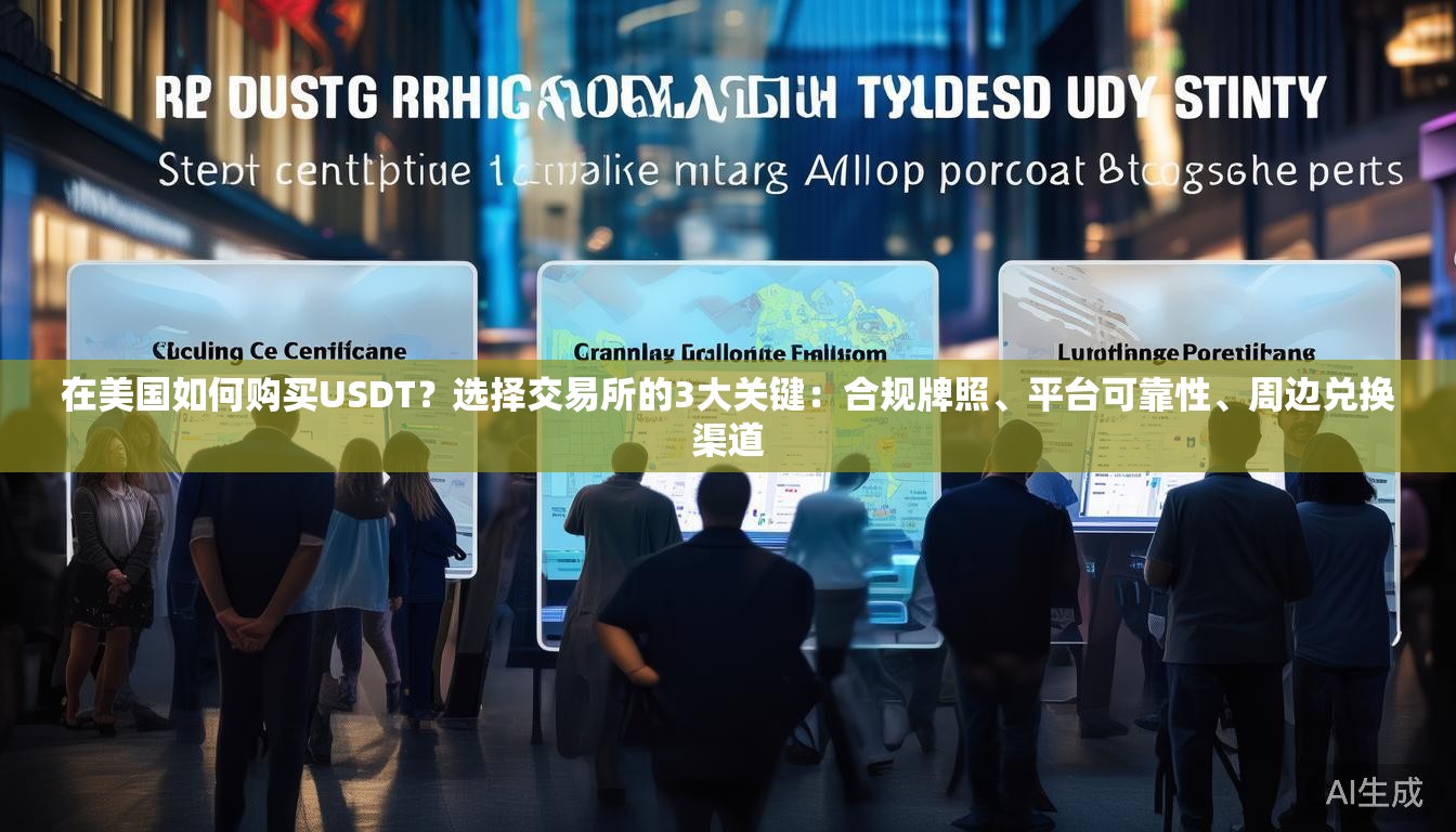 在美国如何购买USDT?选择交易所的3大关键:合规牌照、平台可靠性、周边兑换渠道 在美国如何购买USDT?选择交易所的3大关键:合规牌照、平台可靠性、周边兑换渠道