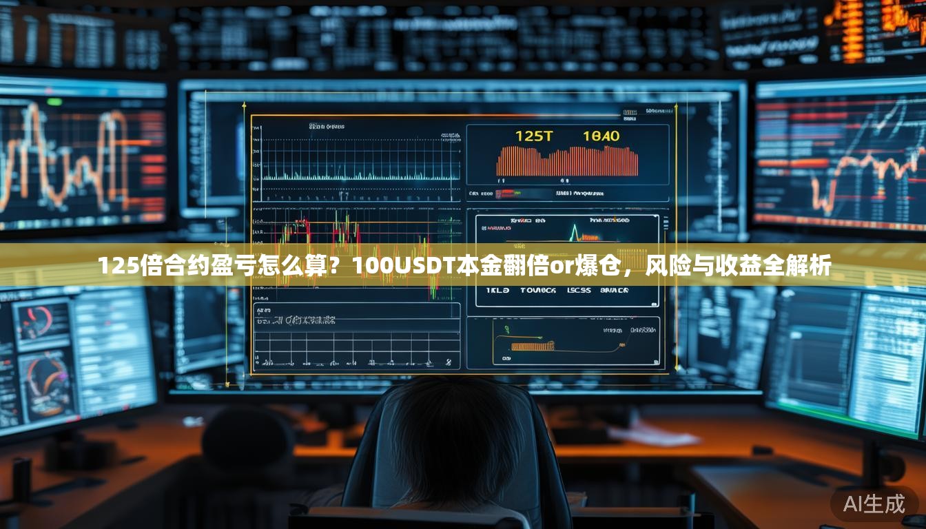 125倍合约盈亏怎么算?100USDT本金翻倍or爆仓,风险与收益全解析 125倍合约盈亏怎么算?100USDT本金翻倍or爆仓,风险与收益全解析