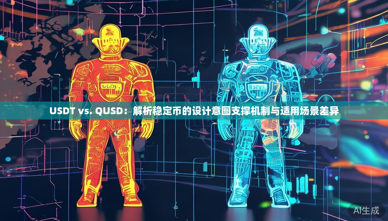 USDT vs. QUSD:解析稳定币的设计意图支撑机制与适用场景差异 USDT vs. QUSD:解析稳定币的设计意图支撑机制与适用场景差异