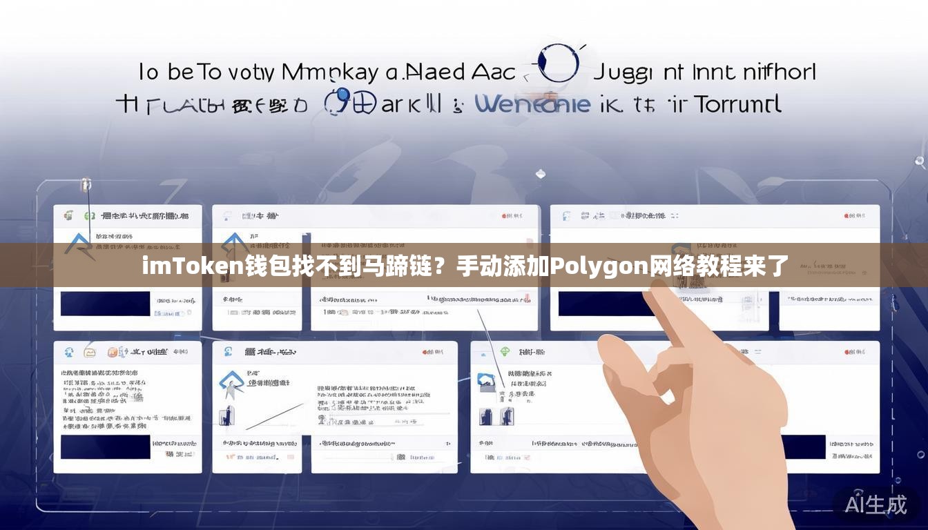 imToken钱包找不到马蹄链?手动添加Polygon网络教程来了 imToken钱包找不到马蹄链?手动添加Polygon网络教程来了