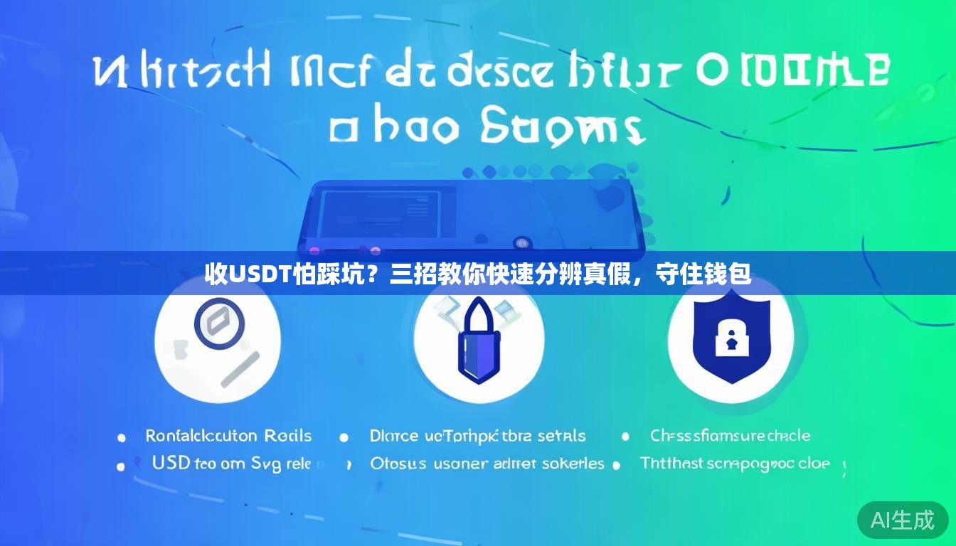 收USDT怕踩坑?三招教你快速分辨真假,守住钱包 收USDT怕踩坑?三招教你快速分辨真假,守住钱包