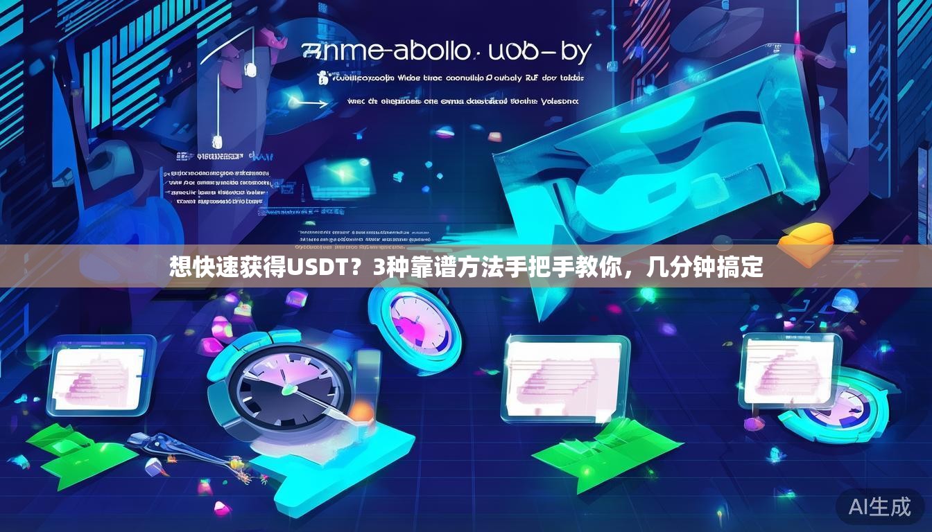 想快速获得USDT？3种靠谱方法手把手教你，几分钟搞定