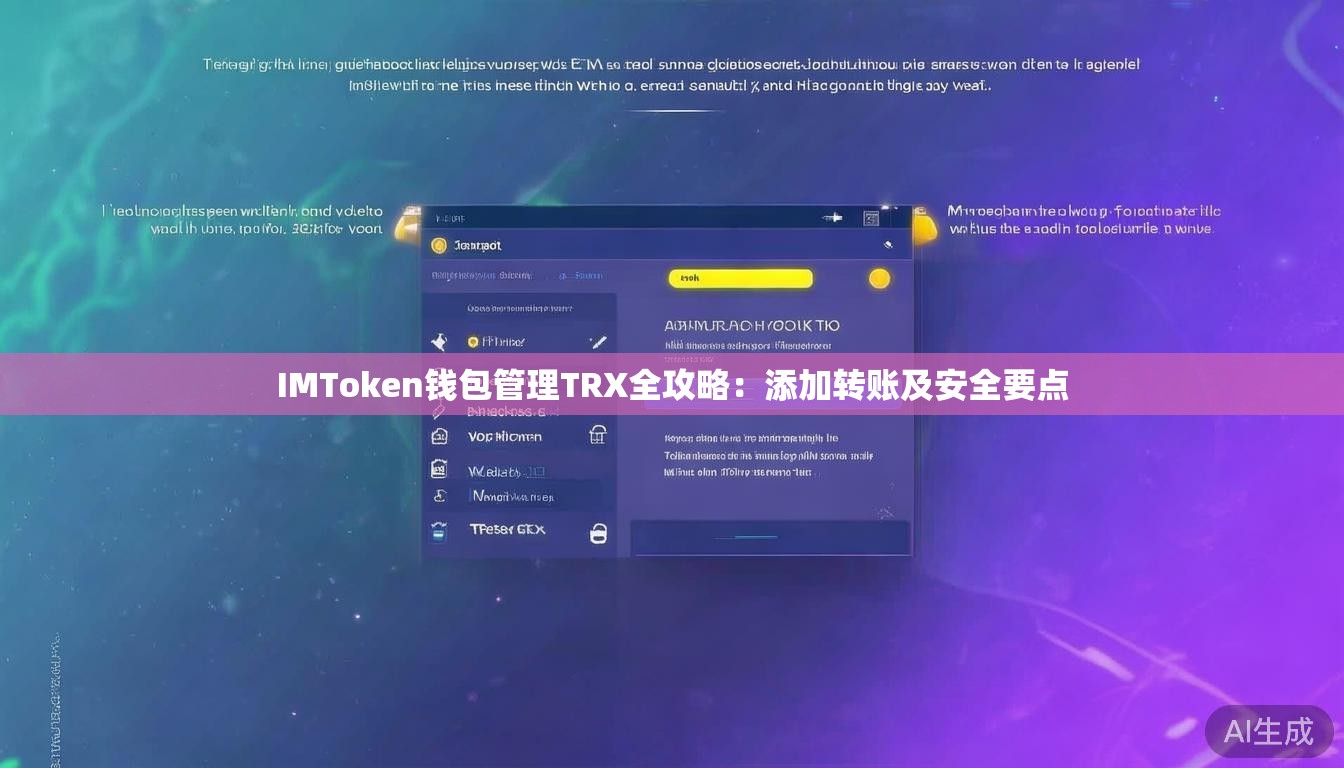 IMToken钱包管理TRX全攻略:添加转账及安全要点 IMToken钱包管理TRX全攻略:添加转账及安全要点