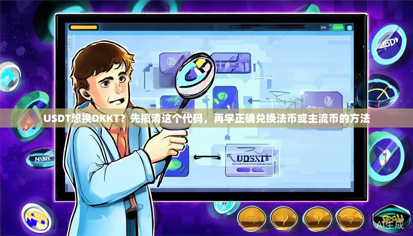 USDT想换DKKT？先搞清这个代码，再学正确兑换法币或主流币的方法